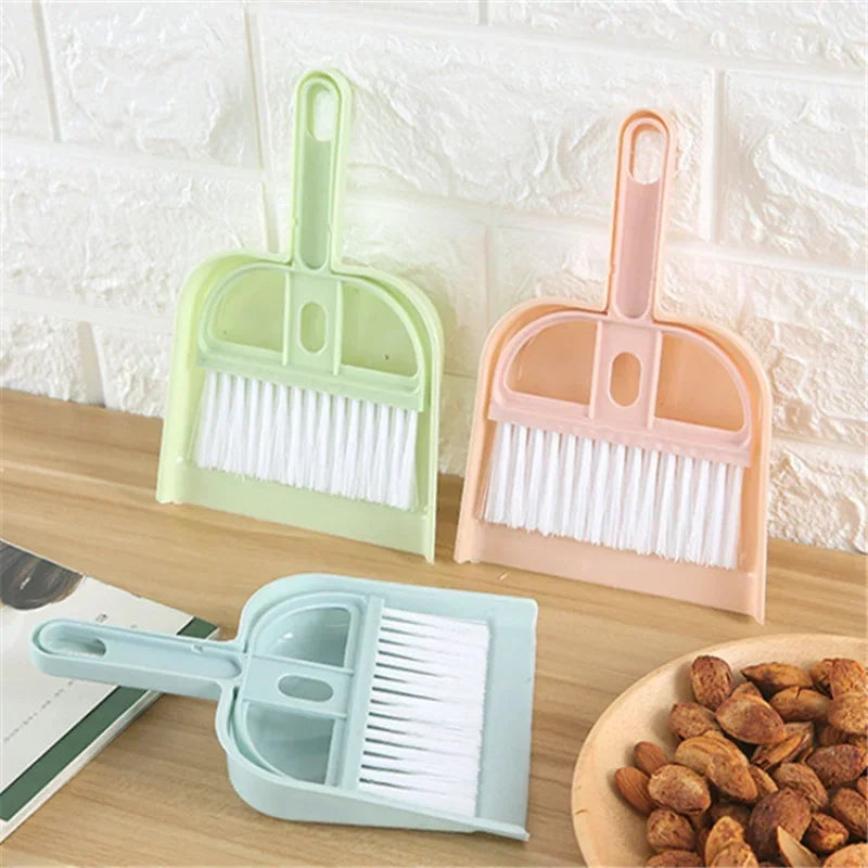 Hamster Dustpan Small Broom Set Pet Cleaning Tools Rabbit Pooper Scooper Guinea Pig Cat Toilet Accessories