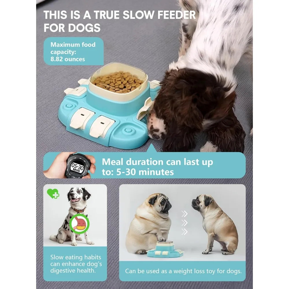 Dog Puzzle Toy Two Level Treat Puzzle for Brain Training