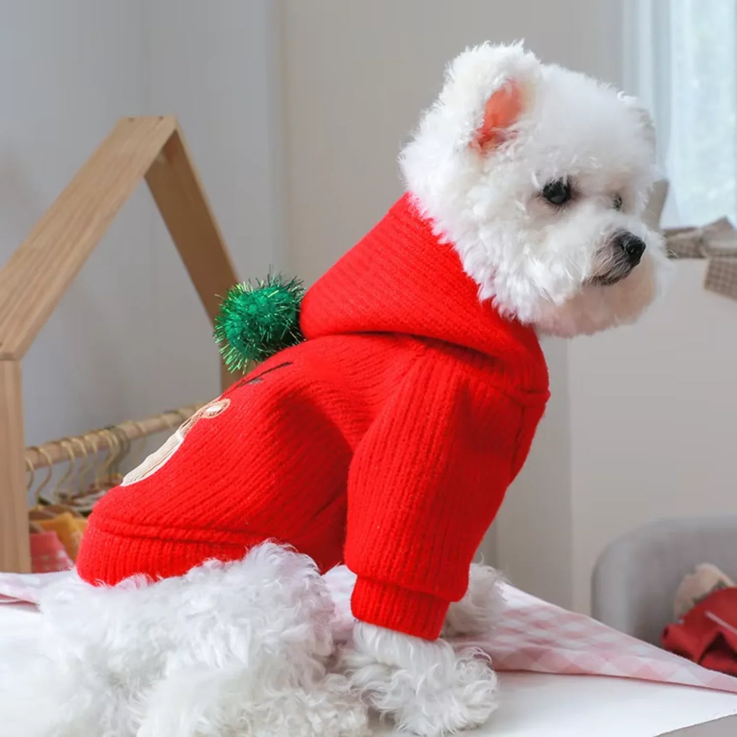 Pet Skirt Dress Winter Christmas Coat For Small Dogs