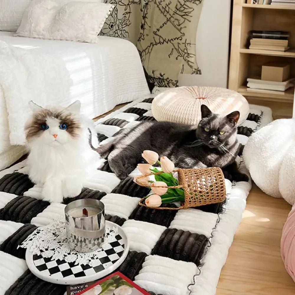 Dog Bed Mat Warm Pet Cat Scratchable Blanket Anti-slip Washable