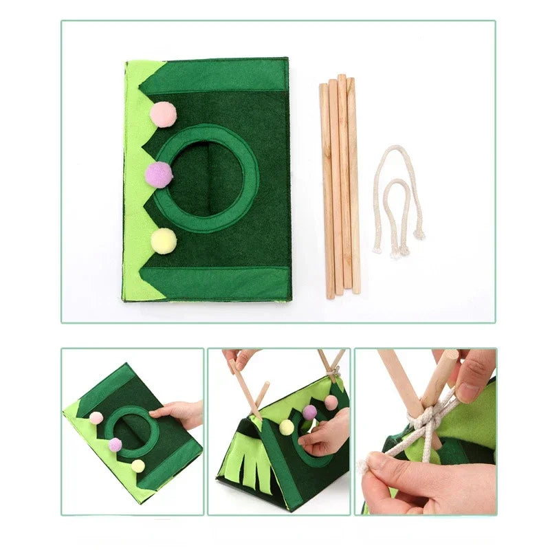 Small Pet Nest Felt Tent for Rabbit and Guinea Pig Accessories