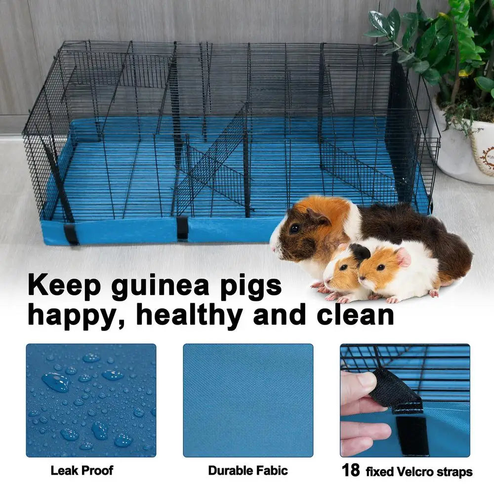 Bedding For Guinea Pigs Waterproof Cloth Liners For Hamster Bunny Cages And Habitats Non-Slip Hamster Bedding Odor Control Reusa