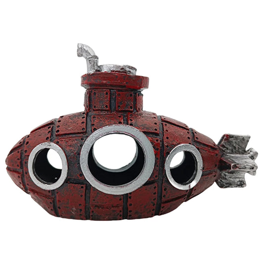 Aquarium Submarine Ornament Submarine Wreck Decoration Fish Tank Landscaping