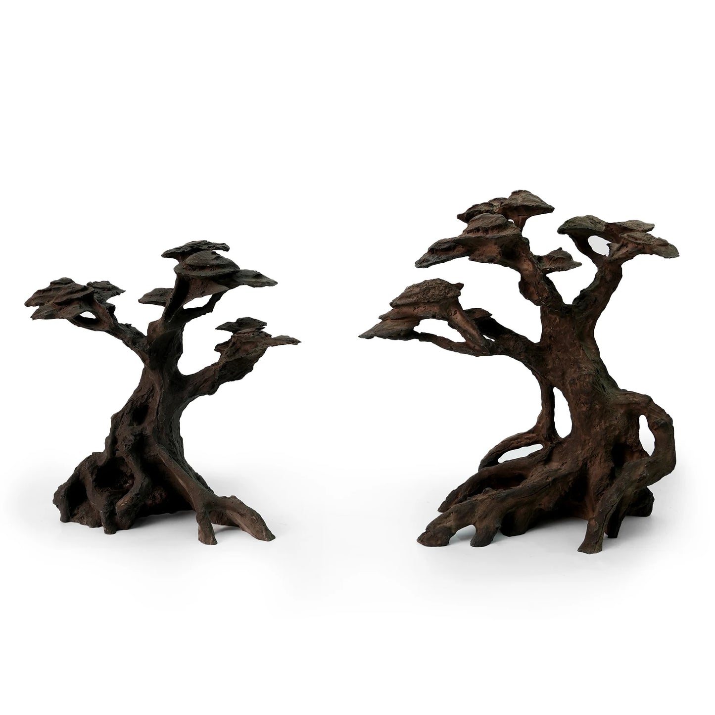 FZONE Resin Aquarium Driftwood Tree Decoration for Nano Aquascaping and Hardscape