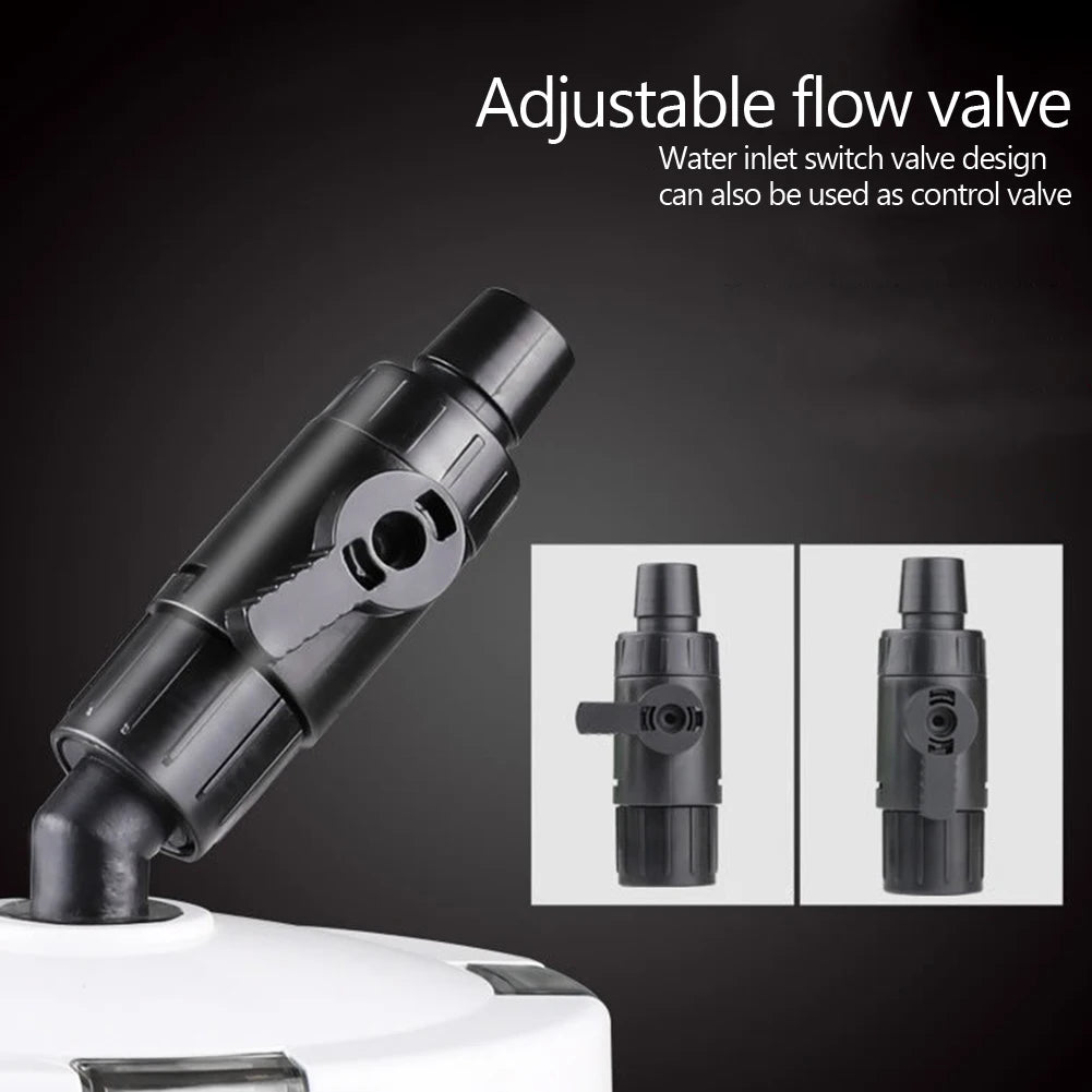 Quiet External Aquarium Canister Filter With Sponge Accessories HW602 HW603