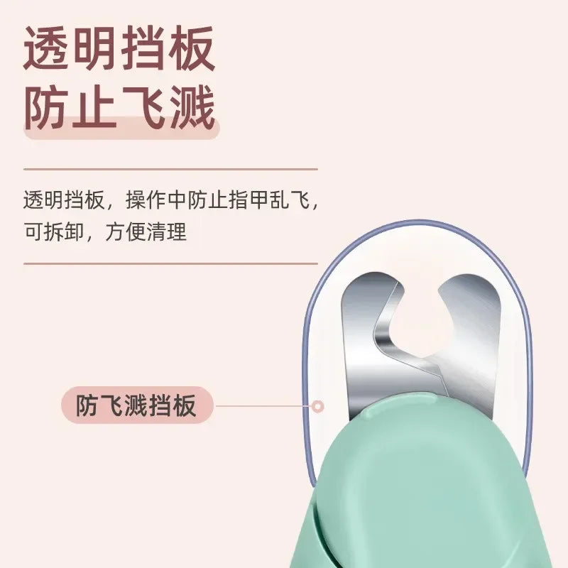 Professional Pet Nail Clipper Stainless Steel With LED Light