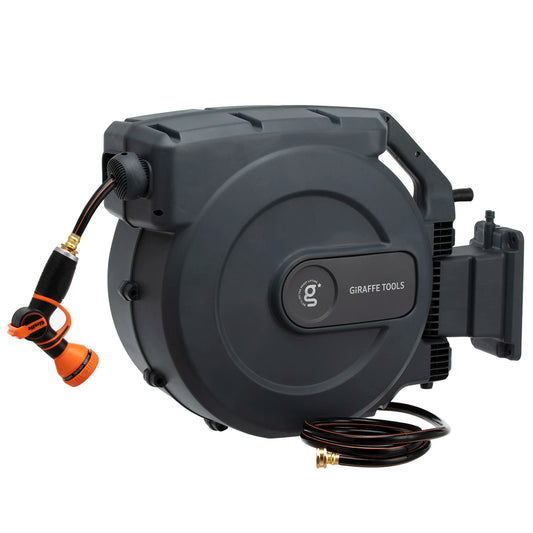 Giraffe Tools AW505/8 Retractable Garden Hose Reel 5/8 x 115 ft