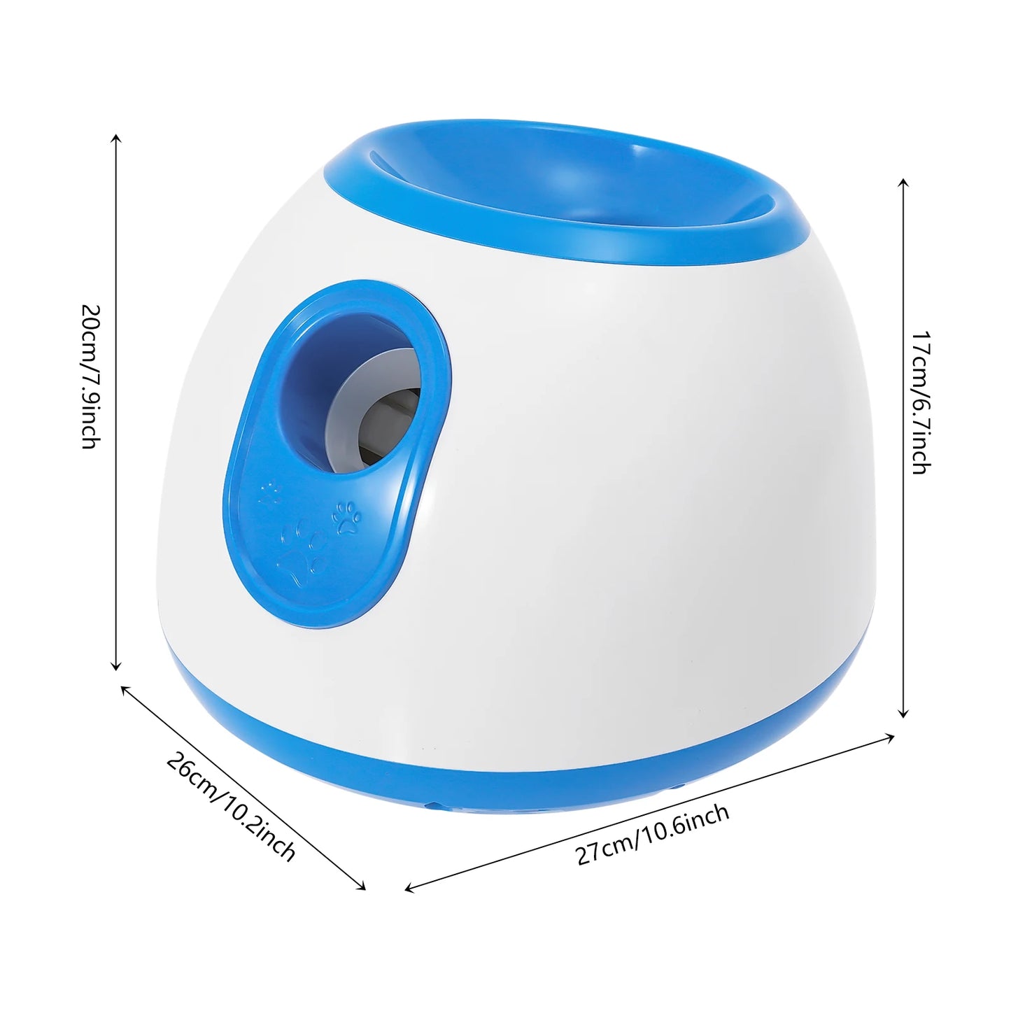 Automatic Dog Ball Launcher Adjustable 10 To 30 Ft Range