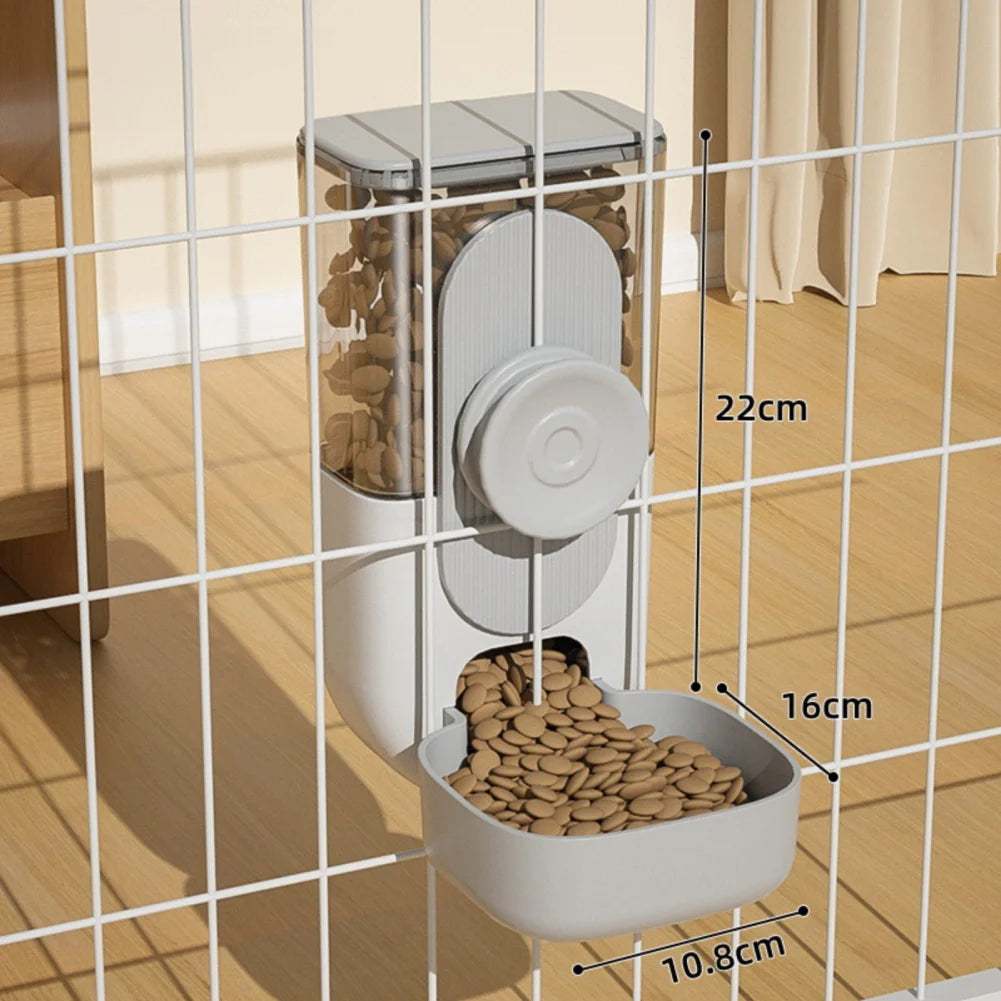 27oz Automatic Pet Bowl Cage Hanging Feeder For Pets