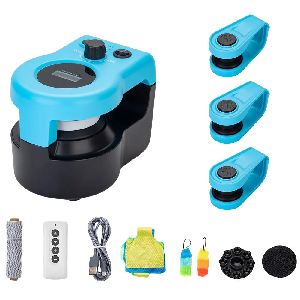 Interactive Cat Toy Chase Run Exercise Mental Stimulation Cat Treadmill Adjustable Speed Kitten Toy