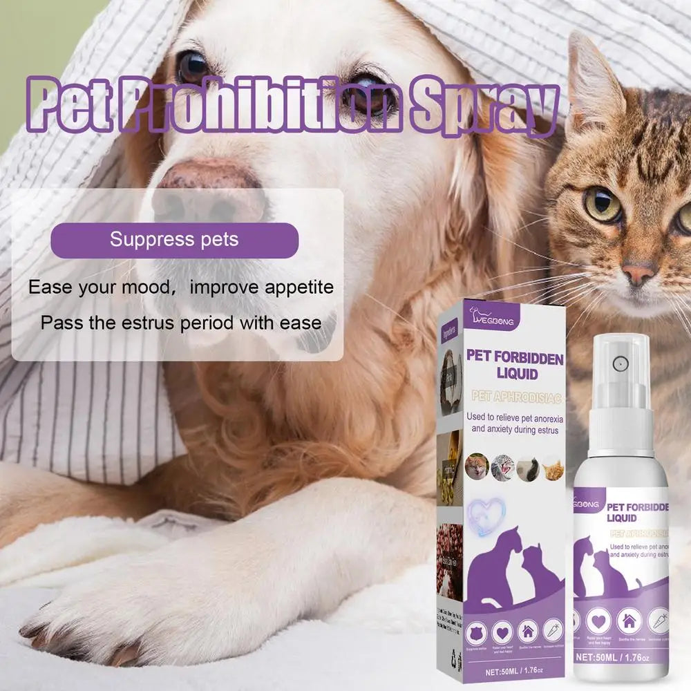 Calming Diffuser Dog Calming Spray For Cats Safe Healthy Anti-anxiety Liquid Sprays For Cars New Environments Remedies Calm Down