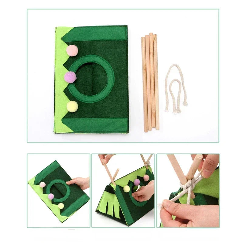 Small Pet Nest Felt Tent for Rabbit and Guinea Pig Accessories