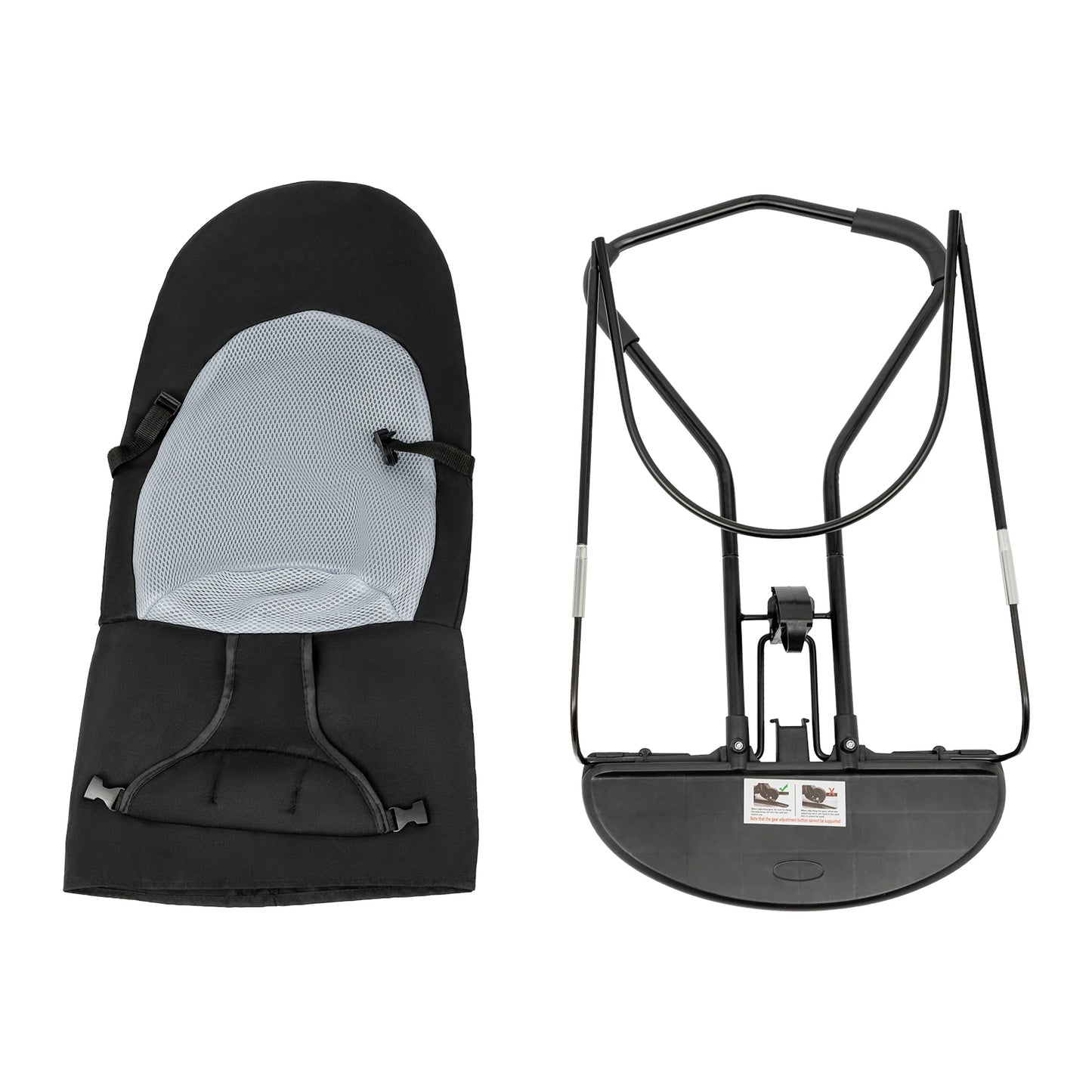 Black Pet Rocking Chair Foldable Rack For Pets Under 33.07 Lb