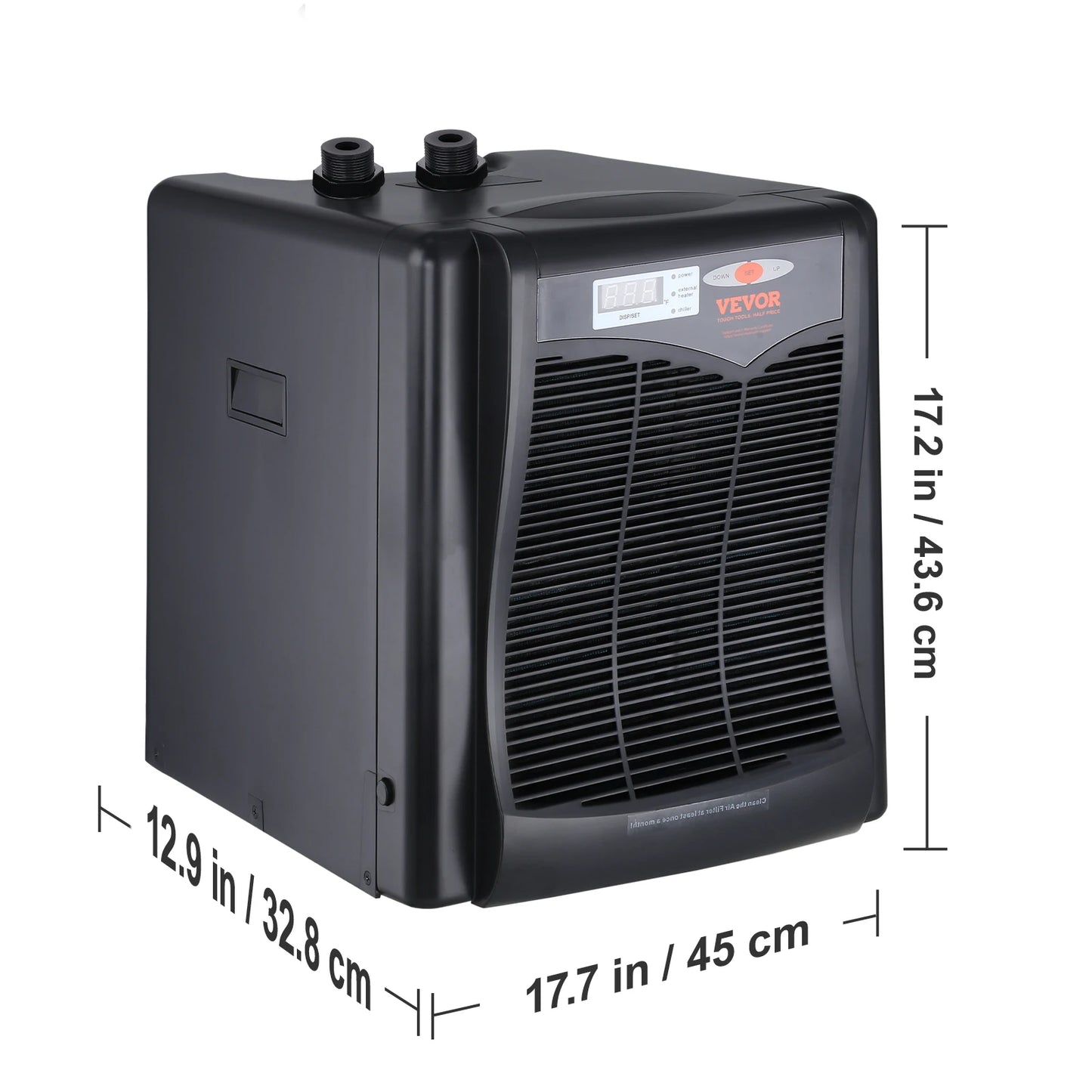 SucceBuy Aquarium Chiller For Freshwater Fish Tank 0.25 0.33 0.1 1.5HP Quiet Hydroponic Water Chiller 110V 100W 20-34C