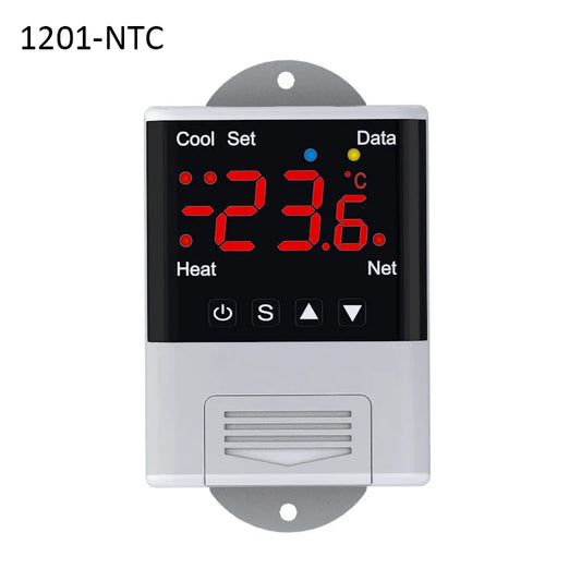 Smart Thermostat AC110~230V WiFi Digit Temperature Controller -40-99℃ Heating Cooling Thermostat forReptile/Incubator/Greenhouse