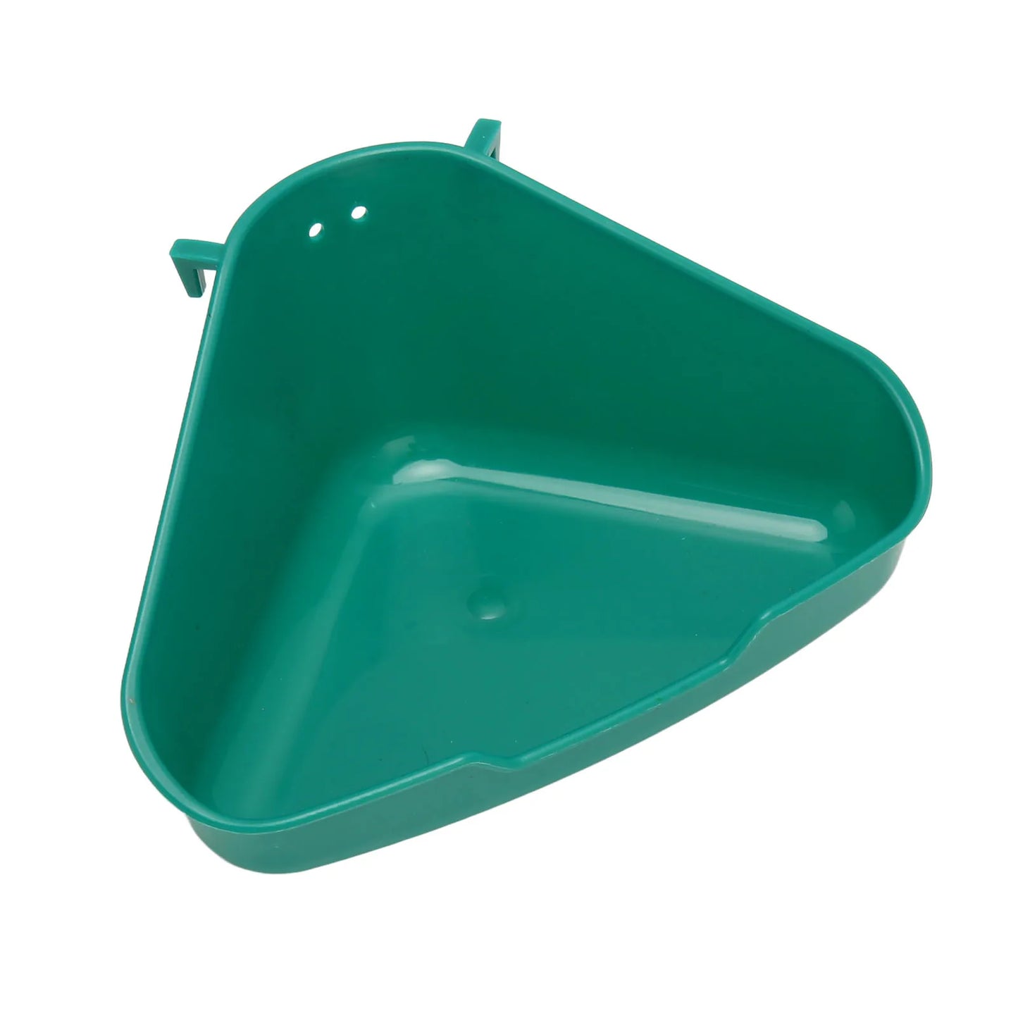 Small Animal Corner Litter Box Reinforced Fanshaped Easy to Clean Prevent Splash for Rabbits Chinchillas