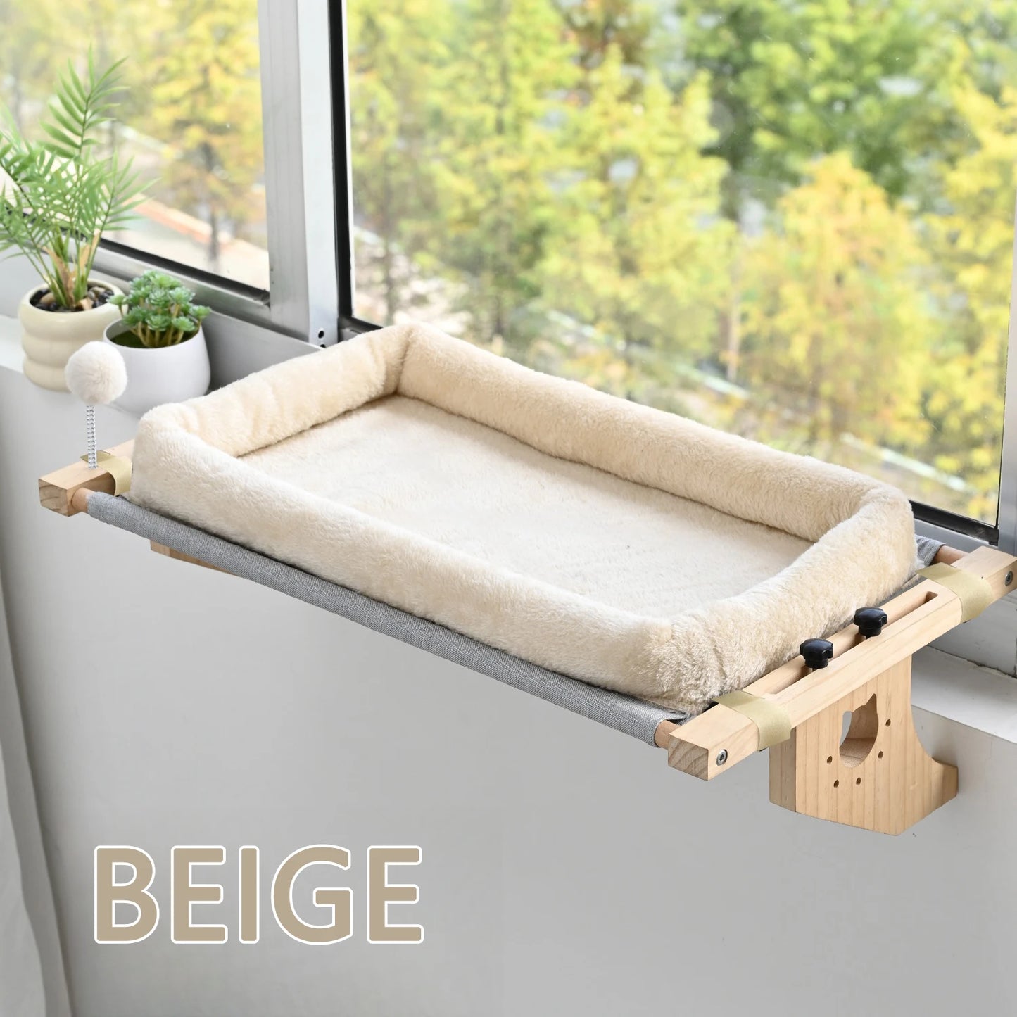 Cat Mattress Window Hammock Design Double Sided Bed All Season High Quality Hardwood Framework Suitable for All Kinds of Cats