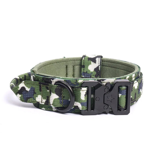Tactical Dog Collar Training Adjustable Explosion Proof
