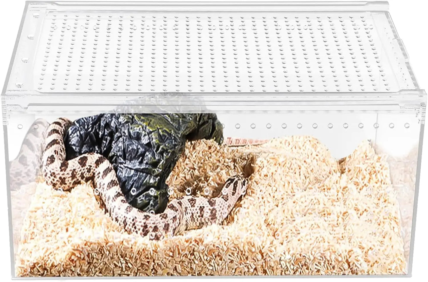 Magnetic Acrylic Reptile Enclosure 2.5 Gallon Breeding Box