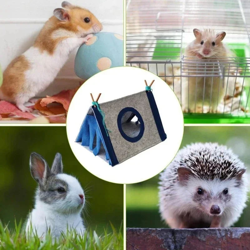 Small Pet Nest Felt Tent for Rabbit and Guinea Pig Accessories