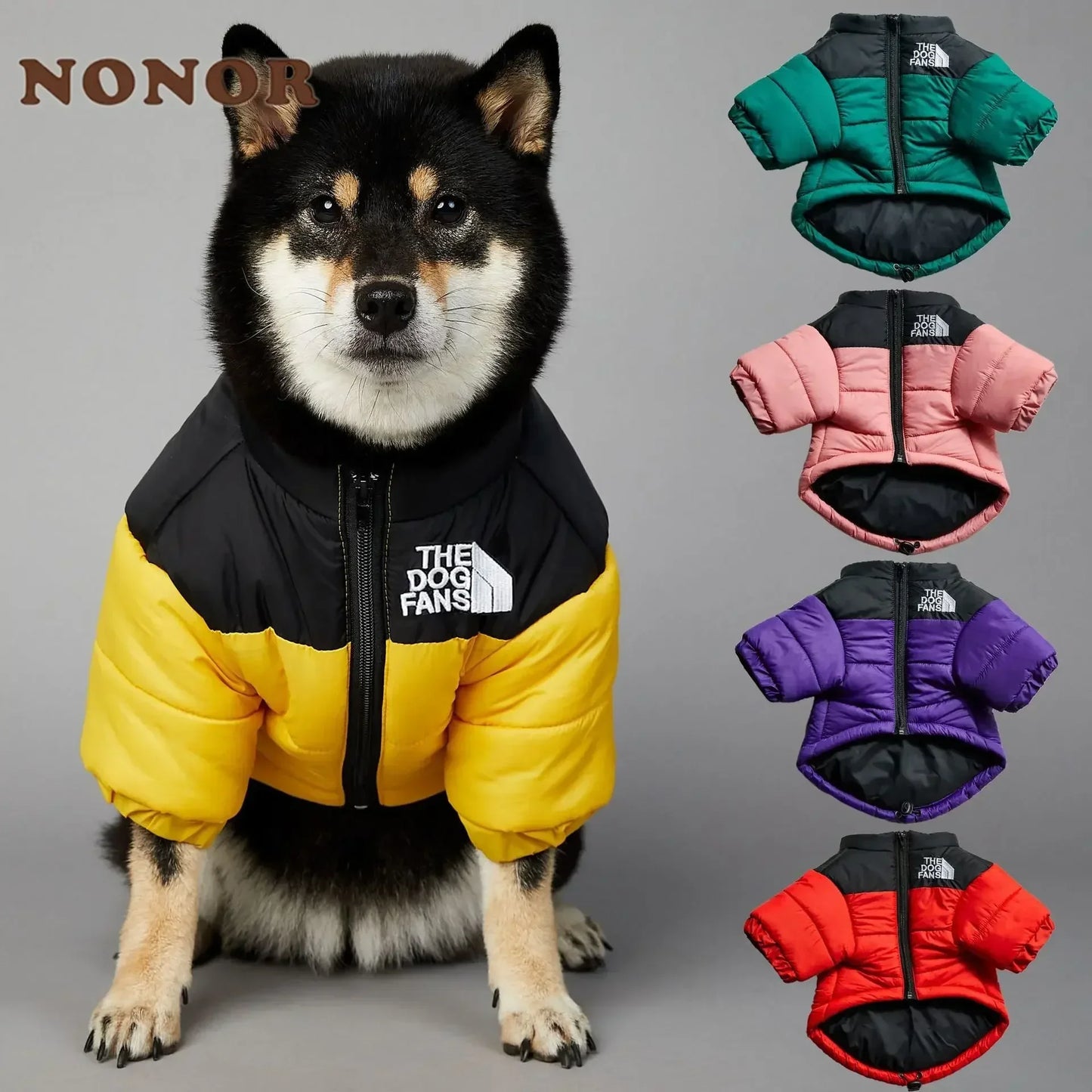 Winter Dog Down Jacket For Small Medium Dogs Warm Vest
