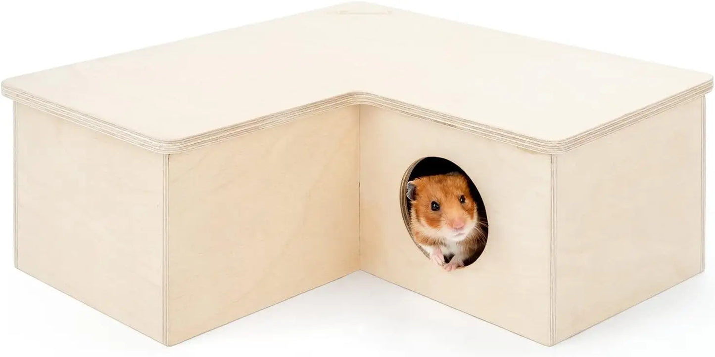 Multi Chamber Hamster House Maze With Three Rooms Tunnels And Hideouts For Dwarf Hamsters Gerbils And Mice