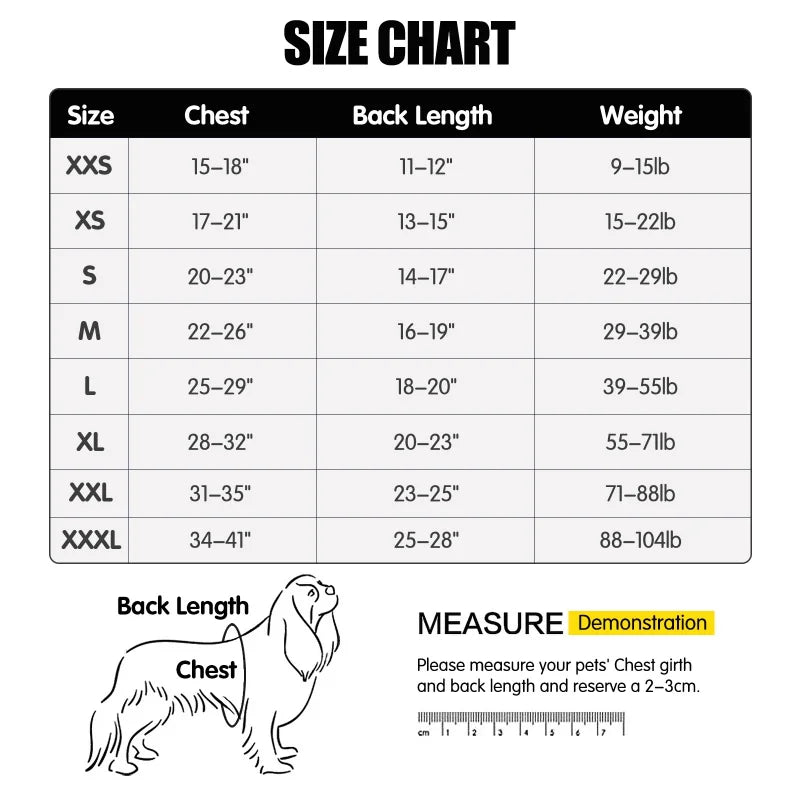 Postoperative Recovery Suit For Dogs And Cats Shirt