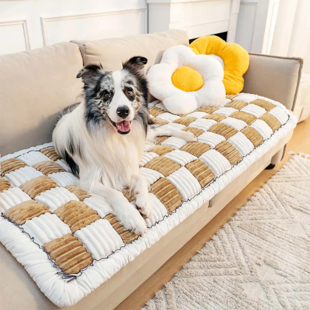 Dog Bed Mat Warm Pet Cat Scratchable Blanket Anti-slip Washable