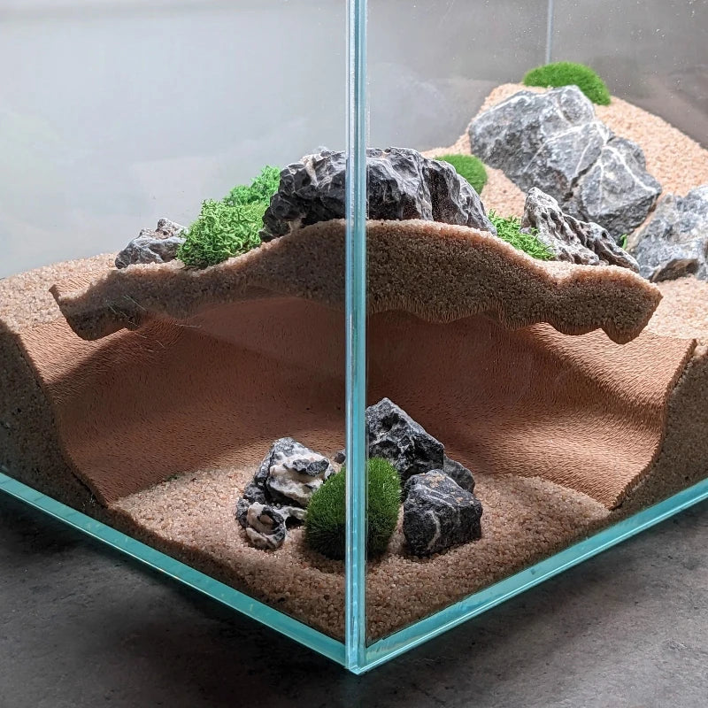 Underground Cave Fish Tank Decor 3D Printed Reptile Hideouts