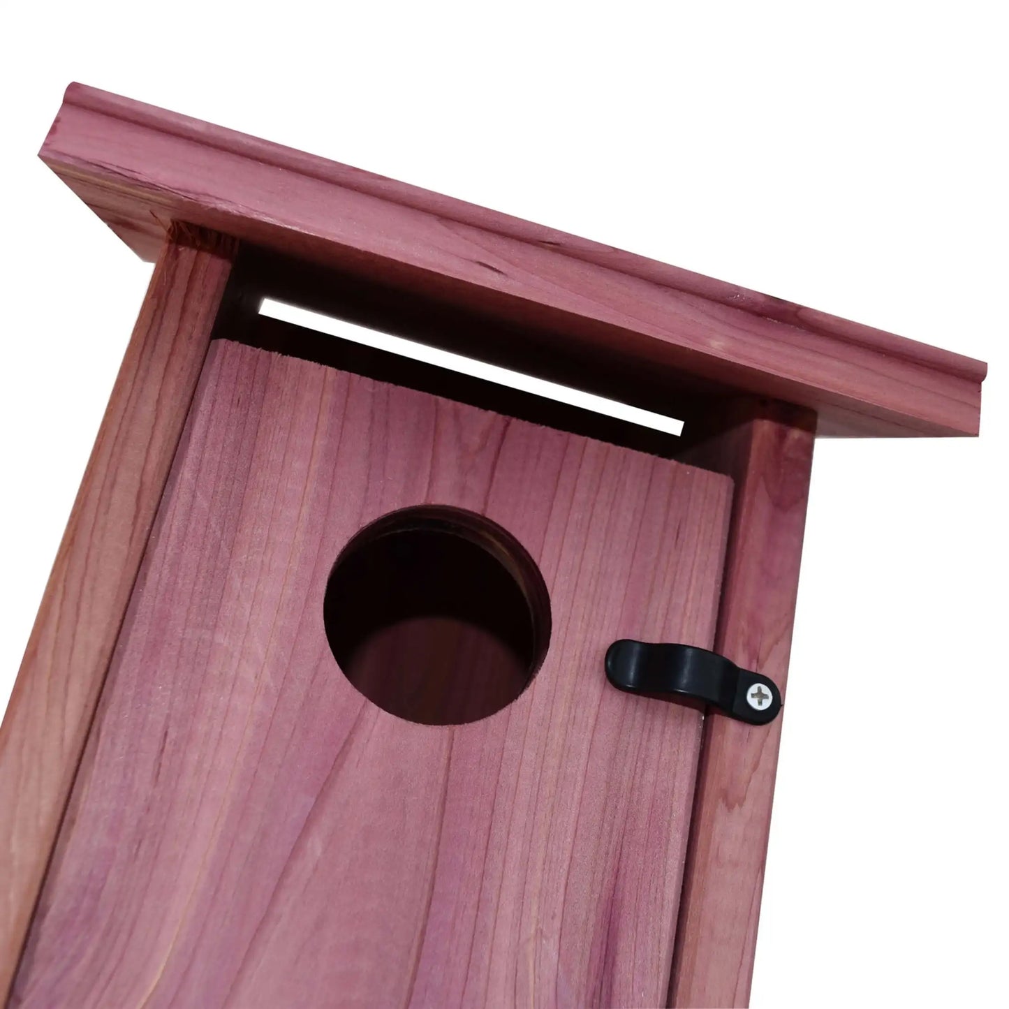 2-Pack 13 Inch Tall Red Cedar Bluebird House For Garden And Yard Nesting
