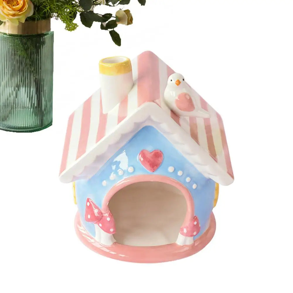 Gerbil House Cool Bed Hamster Home Creative Chinchilla Hut Pet Cage Accessories Gerbil Houses and Hideouts Small Animal Hides