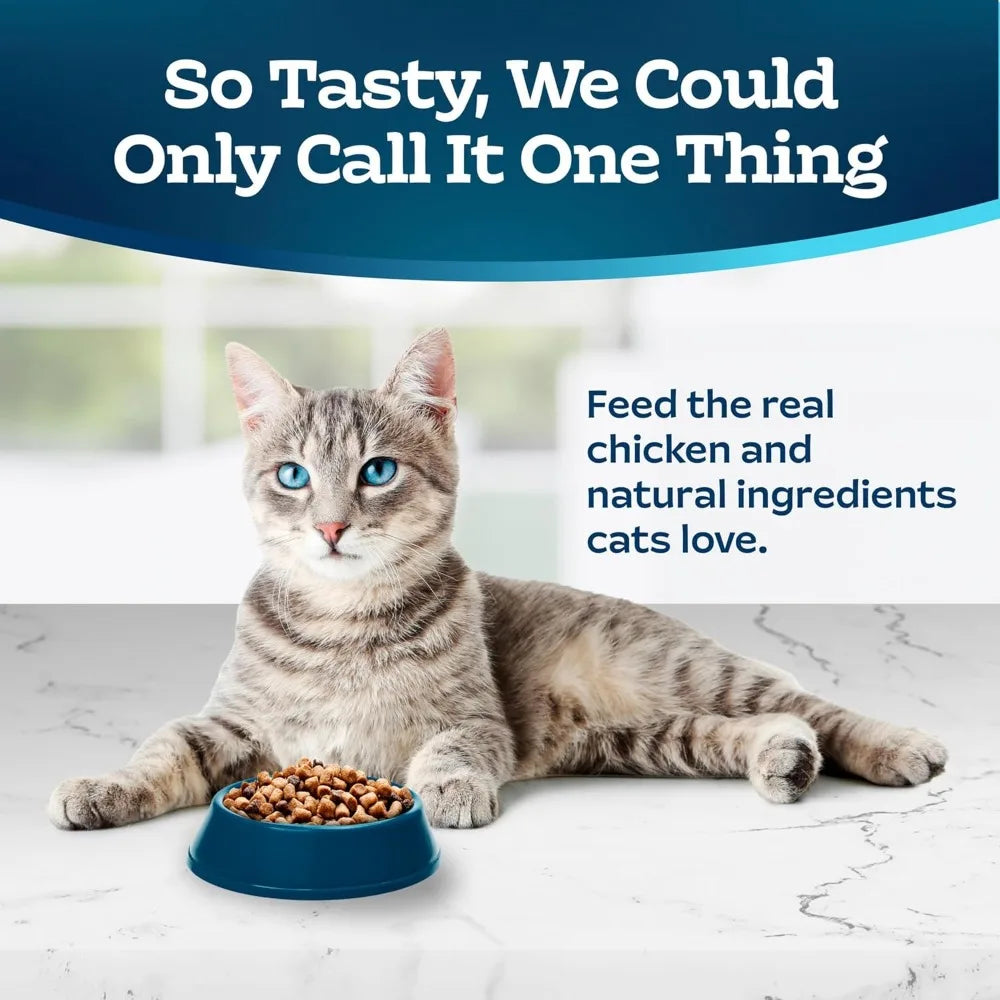 Tastefuls Natural Dry Food for Adult Cats Sensitive Stomach Chicken and Brown Rice Recipe 15 lb Bag