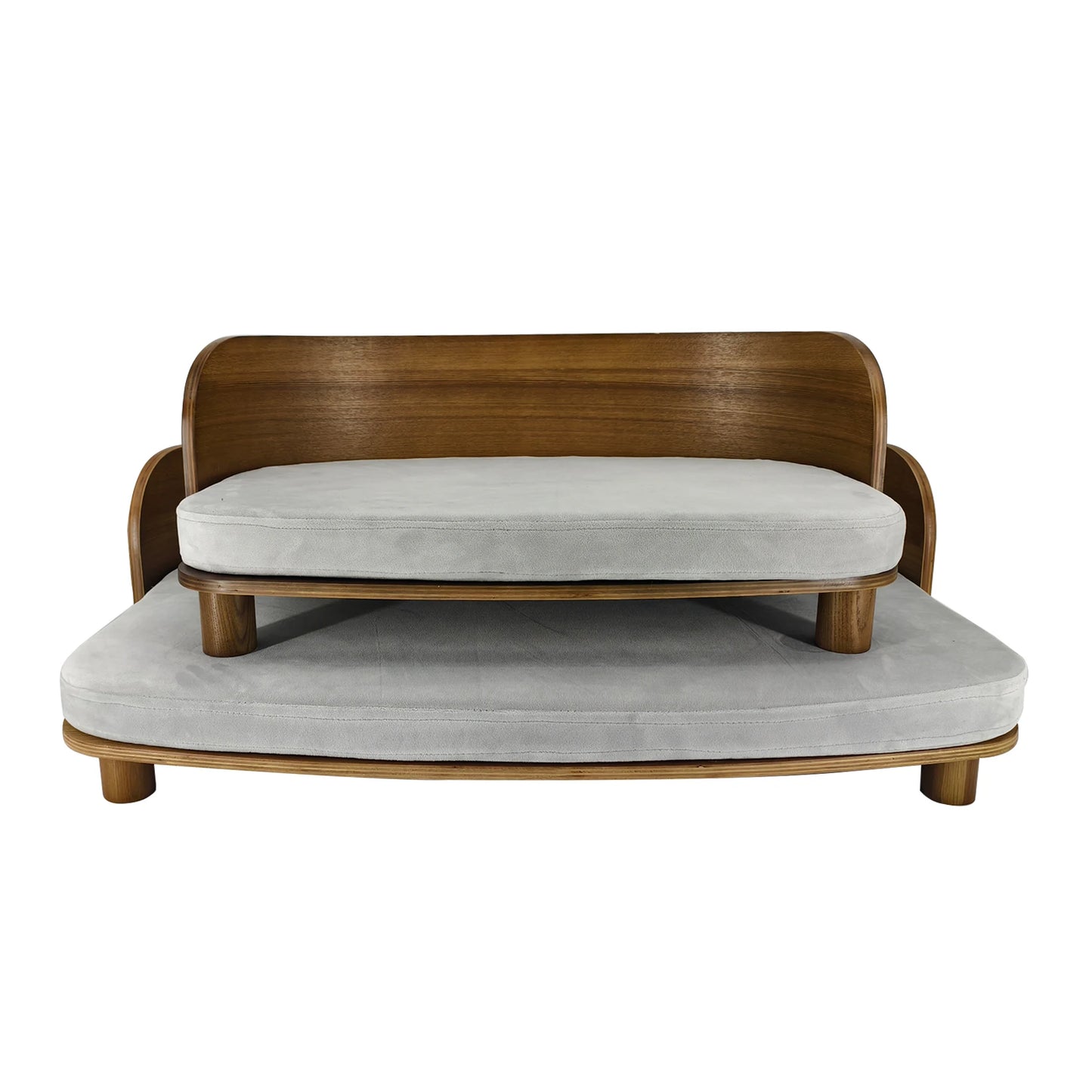BingoPaw S/M Elevated Cat Bed Wooden Indoor Pet Sofa Chair