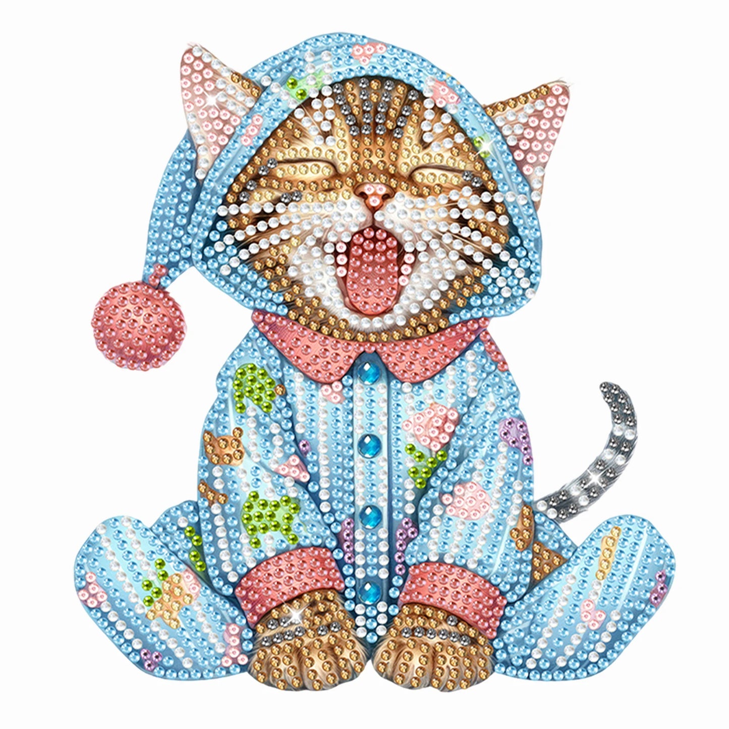 Acrylic Shaking Head German Shepherd 5D Diamond Painting Tabletop DIY Decor Kit