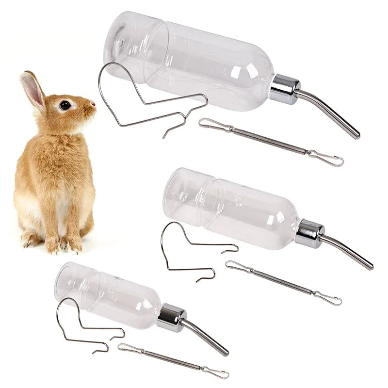 Plastic Rabbit Drinking Bottle For Small Pets 180 350 750Ml