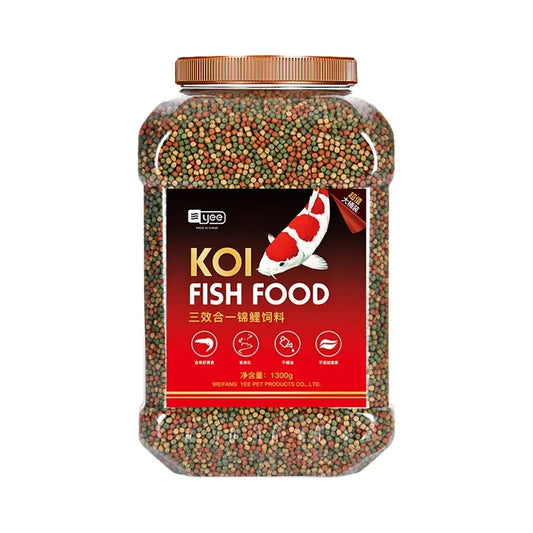 YEE Granular Mixed Koi Fish Food Gold Fish Feed Bagged