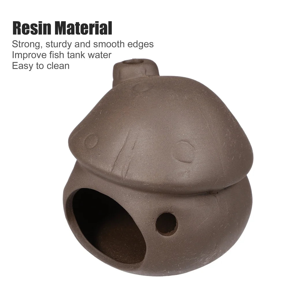 Aquarium Hideaway Rock Cave Resin Decoration Natural Shelter