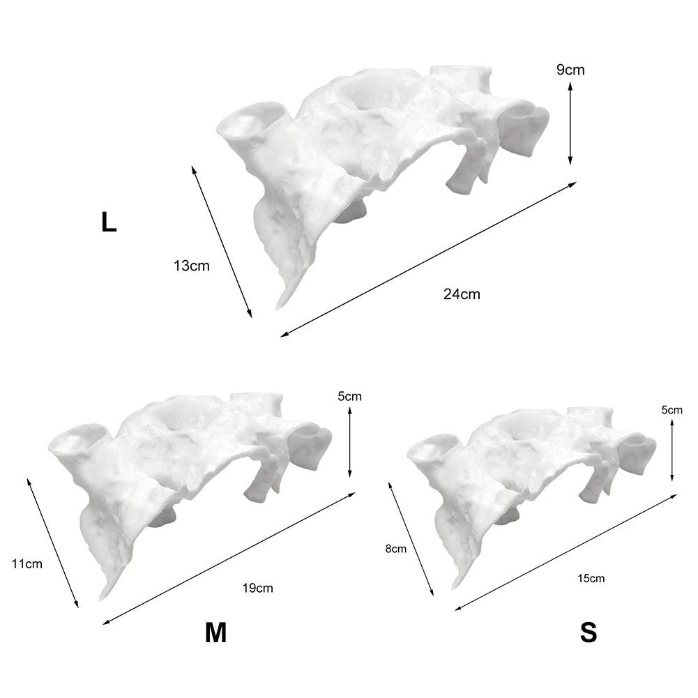 3D Printed Aquarium Cave Decoration Underground Tunnel for Fish Tank PLA