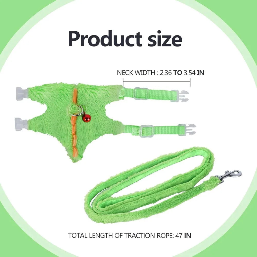 Ferret Harness And Leash Set Safe Bell Small Animal Vest