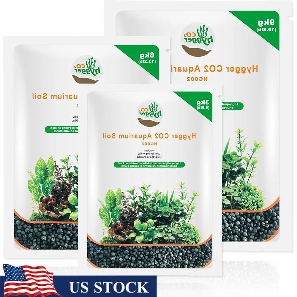 Aquarium Soil Aquascaping Substrate Natural Fertilizer for Plants and Shrimps No Rinse Required