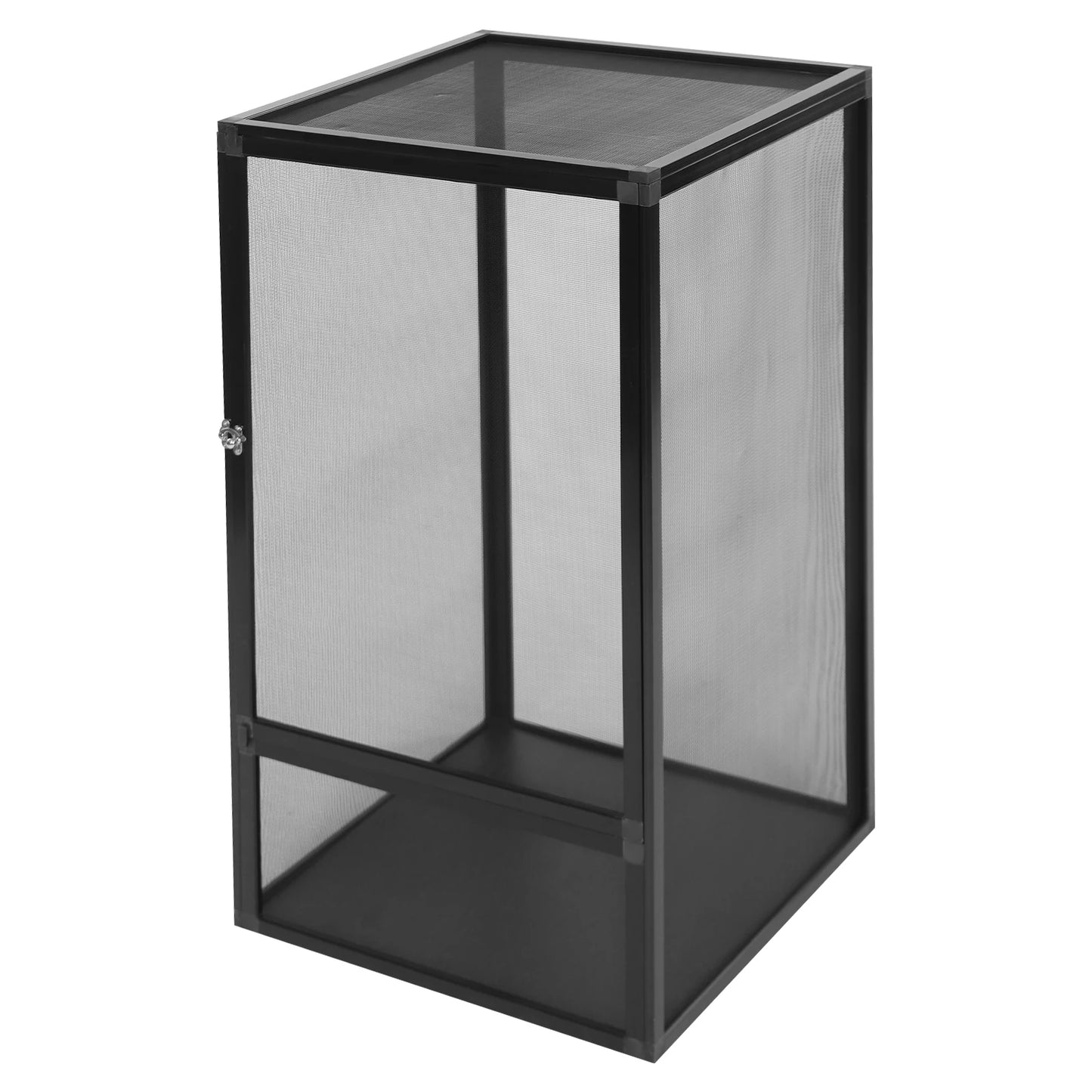 Freestanding Reptile Feeding Box Micro Habitat Enclosure for Chameleons, Lizards, Insects, Snakes