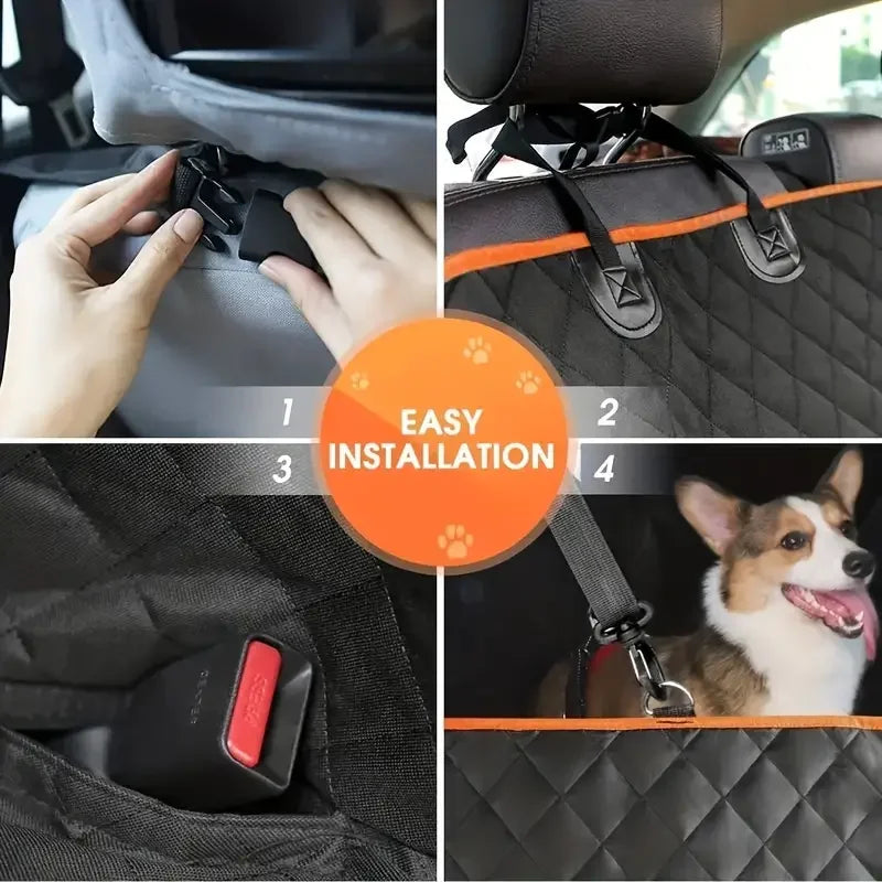 Dog Car Seat Cover Waterproof Nonslip Hammock Back Seat