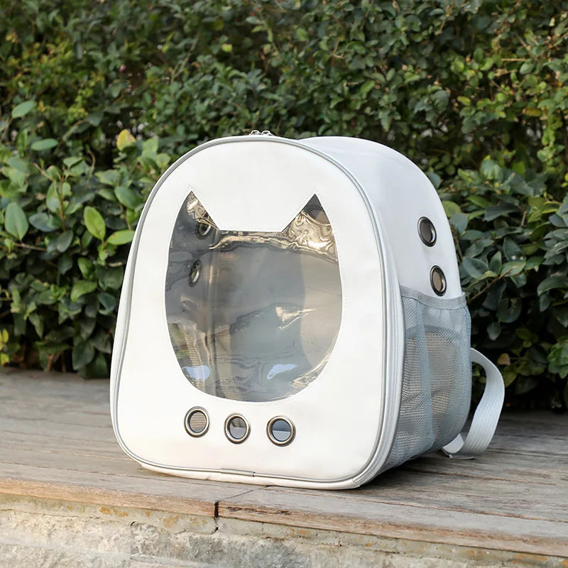 Space Capsule Pet Backpack 360 View Breathable Mesh Carrier