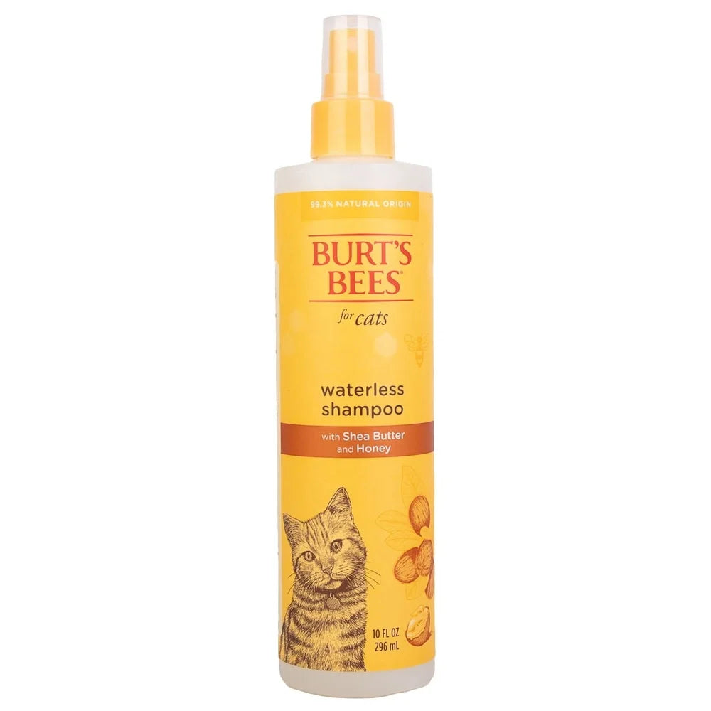 Natural Waterless Dry Shampoo for Cats and Kittens with Shea Butter and Honey Gentle Cleansing Spray 250ml