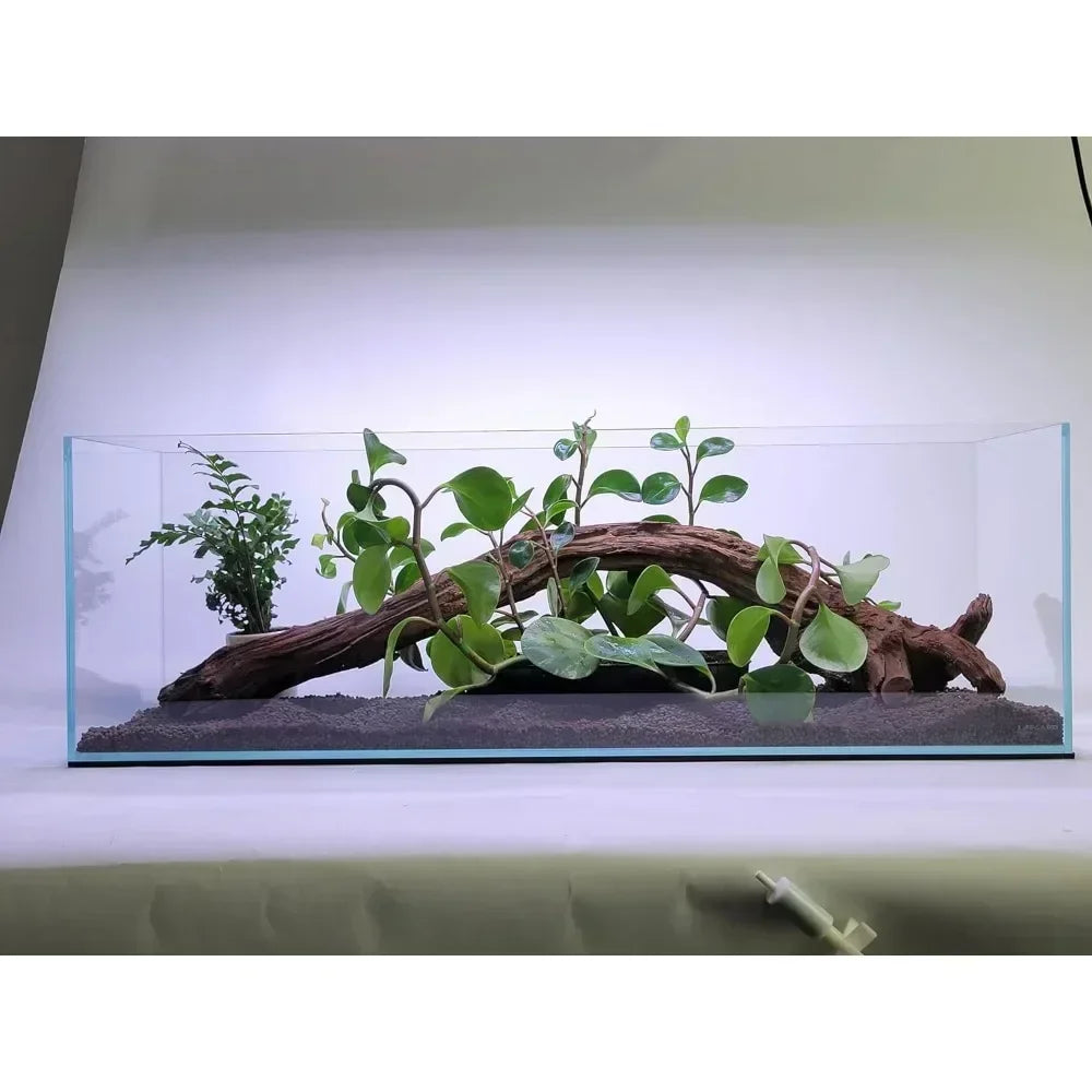 11 Gallon Low Iron Glass Bookshelf Aquarium 5mm - (31.89" x 7.87" x 9.84")