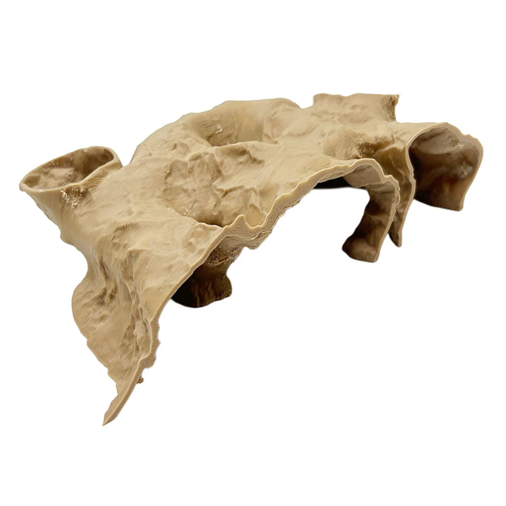 3D Printed Aquarium Cave Decoration Underground Tunnel for Fish Tank PLA