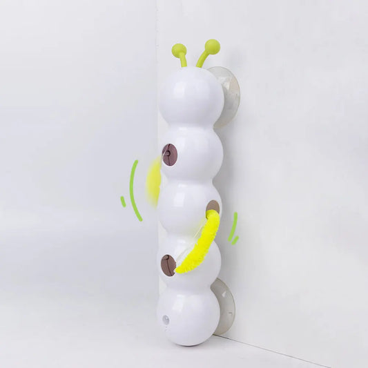 Caterpillar Interactive Cat Toy Motion Activated Kitten Toy Rechargeable Automatic Tail Toy for Bored Indoor Cats