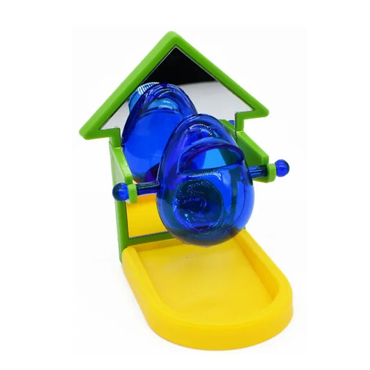 1PCS Pet Bird Toys for Parrots Bird Cage Feeder Foraging Intelligence Fun Training Leaking Food Props Random Color Accessories