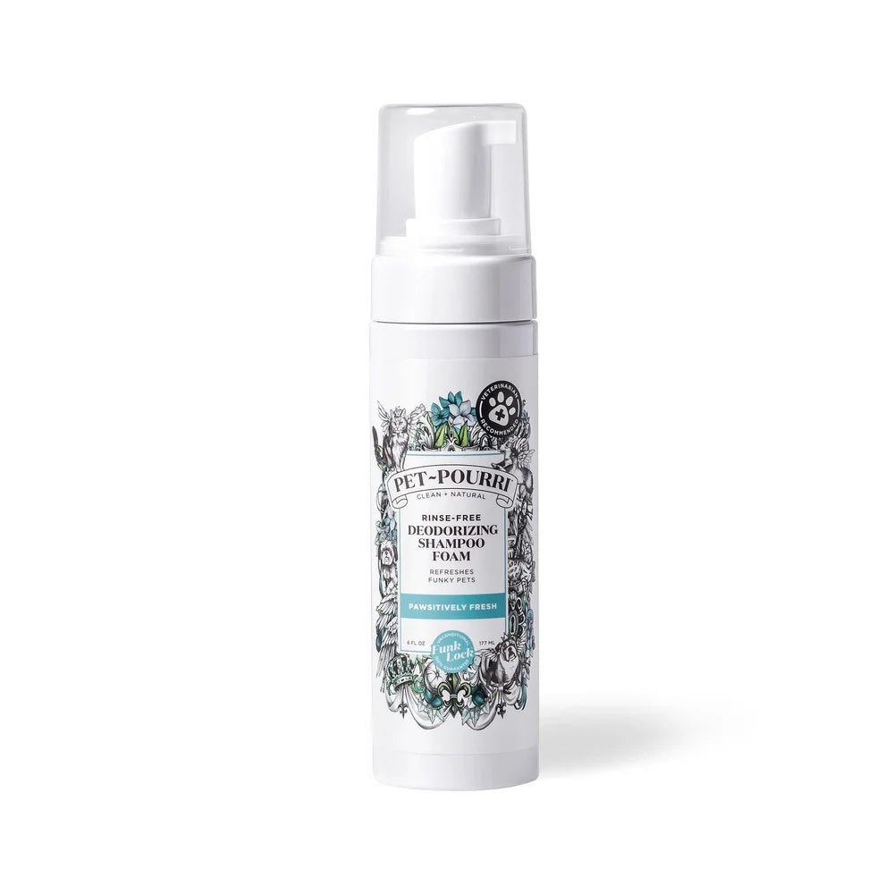 Waterless Pet Shampoo Foam Deodorizing Grooming Cleanser No Rinse Paw Cleaner Fresh Scent for Dogs and Cats Travel Friendly Easy to Use