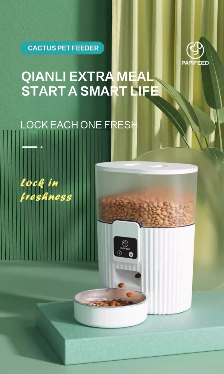 PAPIFEED Cat Automatic Feeder Dog Fixed Feeding Machine